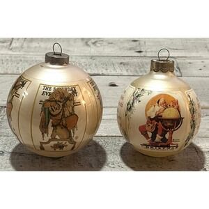 The Saturday Evening Post 1980 First Limit Edition 1989 Norman Rockwell Ornament